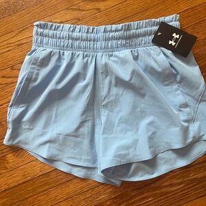 Under Armour Women's Sky Blue Athletic Shorts